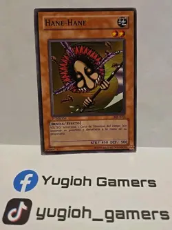 YUGIOH HANE HANE SPANISH EDITION COMMON BIK 1ST EDITION PLAYED - Image 1