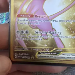 Pokemon Gold Mew EX TCG Scarlet Violet-151 Hyper Rare Card 205/165 - Image 3