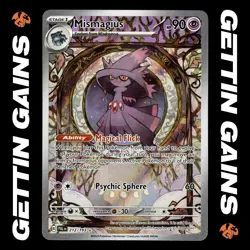 Mismagius - 212/193 - Illustration Rare - Paldea Evolved - Pokemon Card - NM/M - Image 1
