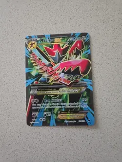 Mega M Scizor EX 120/122 Full Art Ultra Rare XY Breakpoint Holo Pokemon Card LP - Image 1