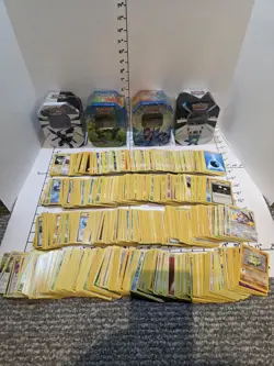 Pokemon Trading Cards And Tins. 1990's And 2000's. Approx 1,200 Trading Cards - Image 1