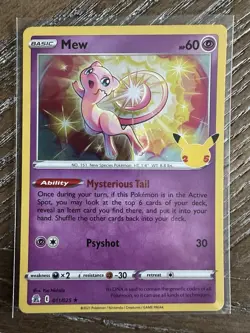 2021 Pokemon Celebrations Mew Holo 011/025 - Image 1