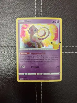 Pokemon TCG - Mew - 011/025 - Celebrations - MP/LP Holo Rare (2021) - Image 1