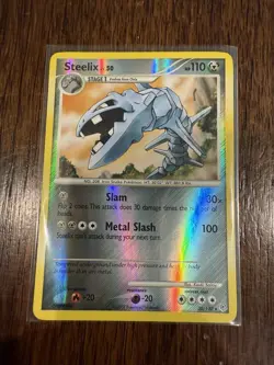 Steelix 2007 38/130 Diamond & Pearl Reverse Holo Rare Pokemon Card - Image 1