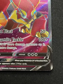 Pokemon TCG Volcanion v Full Art 162/198 Ultra Rare Chilling Reign Holo - Image 5