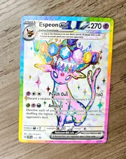 Pokemon Espeon ex (SVP) EN No. 175 ⭐ Black Star Promo - Full Art Holo NM - Image 1