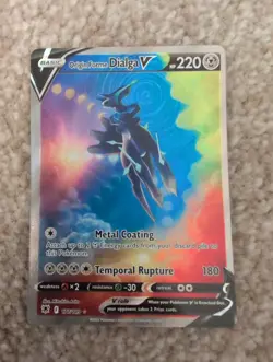 Pokemon Origin Forme Dialga V 177/189 Astral Radiance Ultra Rare Full Art Holo - Image 1