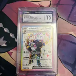 Pokemon Umbreon ex Black Star Promo Holo CGC 10 176 Prismatic Evolutions - Image 1