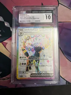 Pokemon Umbreon ex SVP176 CGC 10 Gem Mint Black Star Promo Prismatic Evolutions - Image 1