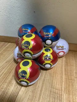 6 Pokemon TCG: Pokeball Tin L25. 18 booster packs 240 Cards. Factory Sealed. - Image 3