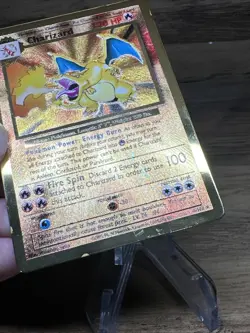Pokemon Celebrations Charizard Gold Metal Card #4/102 UPC Promo - Image 4