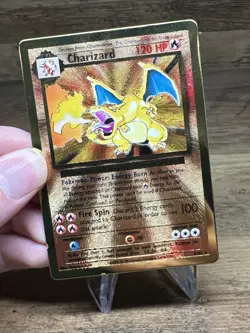 Pokemon Celebrations Charizard Gold Metal Card #4/102 UPC Promo - Image 5