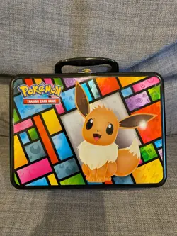 Pokemon TCG Eevee Collectors Chest Lunchbox Tin No Cards NM - Image 1