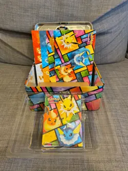 Pokemon TCG Eevee Collectors Chest Lunchbox Tin No Cards NM - Image 3