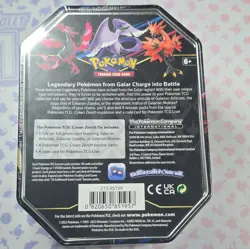 Pokemon TCG Crown Zenith Galarian Zapdos Tin Promo Booster 41 Cards 2023 - Image 2