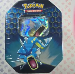 Pokemon TCG Hidden Fates Gyarados-GX Tin Promo 41 Cards English 2019 - Image 1