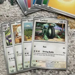 Pokemon tin gift bundle - 50 Pokemon PAR Paradox Rift TCG cards & accessories - Image 5