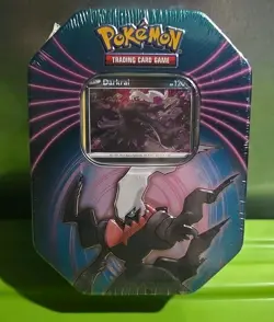 Pokemon Tin Darkrai Collectible TCG Boosters 2021 Cards Sealed New 820650809859 - Image 1
