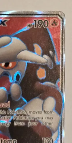 Pokemon TGC Card Heatran GX - SM Unified Minds 216/236 - Ultra Rare Full Art NM - Image 5