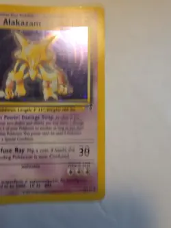 Pokemon Alakazam TCG 1/110 Legendary Collection Holo Rare Card 2002 - Image 3