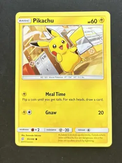 Pokemon Pikachu 55/236 - Non Holo - SM Unified Minds - LP - Image 1