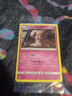 Snubbull Holo SM200 Detective Pikachu Promo Sealed Pokemon Card - Image 1