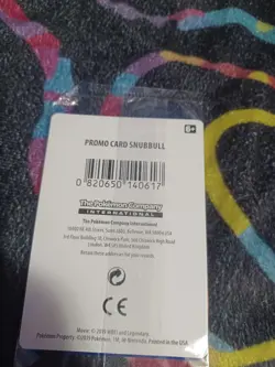 Snubbull Holo SM200 Detective Pikachu Promo Sealed Pokemon Card - Image 2