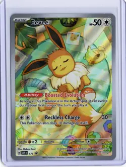 Pokemon Scarlet & Violet Promo Eevee 173 Holo Promo NM - Image 1