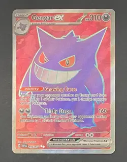 Pokemon Card Gengar EX 193/162 Temporal Forces - Near Mint - Image 1