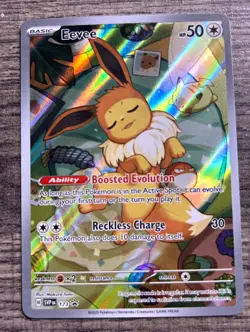 Pokemon TCG Eevee Sv Scarlet & Violet Promo 173 Holo Promo English 2025 - Image 1