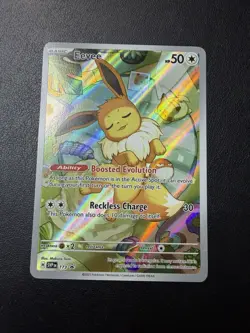 [NM] Eevee SVP 173 Scarlet & Violet Black Star Promo Holo Pokemon TCG - Image 1