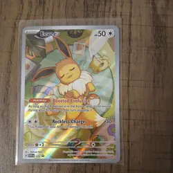 Eevee SVP 173 Black Star Promo Holo Prismatic Evolutions Pokemon Card - Image 1