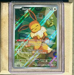 Eevee SVP 173 Black Star Promo Prismatic Evolutions ETB Pokemon TCG NM Holo - Image 1