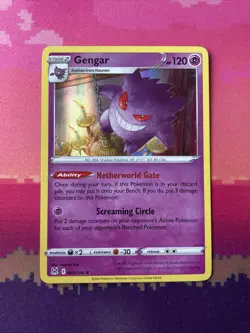 Pokemon Card Gengar Lost Origin Holo Rare 066/196 Near Mint - Image 1