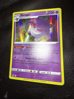Pokemon Gengar Holo Rare Card 066/196 Lost Origin Series Near Mint NM - Image 3