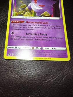 Pokemon Gengar Holo Rare Card 066/196 Lost Origin Series Near Mint NM - Image 4