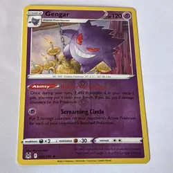 Pokemon Gengar TCG Reverse Holo Rare Card 066/196 Lost Origin - Image 4
