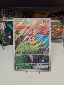 Black Bolt White Flare Victini SVP 208 Jumbo Pokemon Promo Card - Image 1