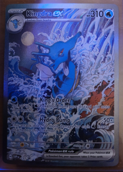 KINGDRA EX 131 HOLO PROMO SCARLET & VIOLET PROMO POKEMON NEAR MINT - Image 2