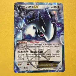 Lugia EX 102/113 Pokemon TCG Legendary Treasures Black White Rare Card LP - Image 1