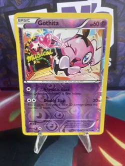 Pokemon Gothita TCG Legendary Treasures Card 69/113 Reverse Holo LP - Image 1