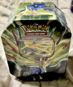 Pokemon Azure Legends Tin Set of 3 Sealed Dialga Kyogre Xerneas ex Bundle TCG - Image 2