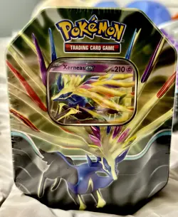 Pokemon Azure Legends Tin Set of 3 Sealed Dialga Kyogre Xerneas ex Bundle TCG - Image 3