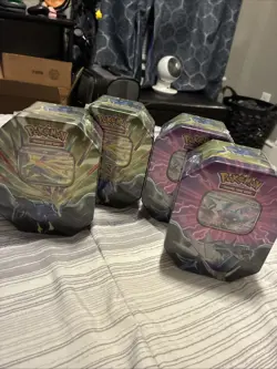 Pokemon TCG Azure Legends Tin Set - Dialga EX Xerneas EX Sealed Lot Of 4 New - Image 3