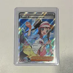 Pokemon TCG Rosa's Encouragement 114/088 Perfect Order Full Art Holo - Image 1