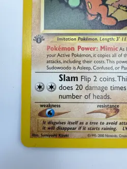 Sudowoodo 1st Edition Rare 26/64 Neo Revelation Pokemon Card NM - Image 3