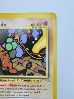 Sudowoodo 1st Edition Rare 26/64 Neo Revelation Pokemon Card NM - Image 4