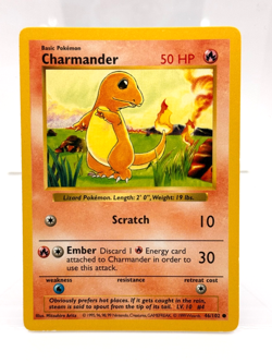 LP Charmander Shadowless Base Set 46/102 🔥 WoTC 1999 Vintage Pokemon TCG - Image 1