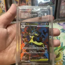Pokemon Mega Lucario ex 160/132 Full Art UR Mega Base Set TAG 9 Mint - Image 4