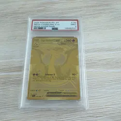 Pokemon TCG 2025 Mega Charizard X ex 130/094 Gold Holo PSA 9 English - Image 1